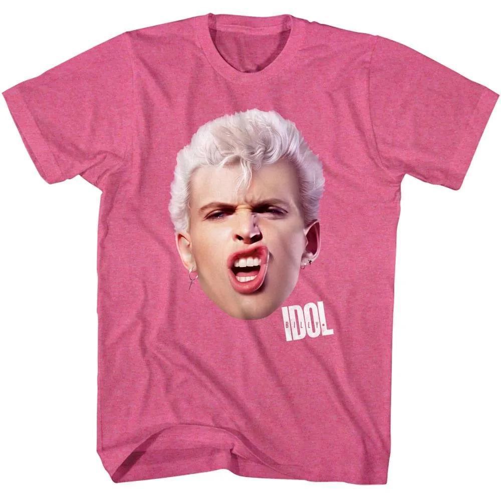 Billy Idol Pink Pout Unisex T Shirt - Picture 1 of 4